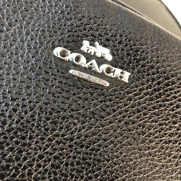 Authentic Coach Court Backpack in Black Nylon & Refined Pebble Leather AUTHENTIC - Picture 6 of 16